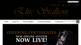 What Elitestallions.co.uk website looked like in 2018 (5 years ago)
