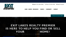 What Exitlakesrealty.com website looked like in 2018 (5 years ago)