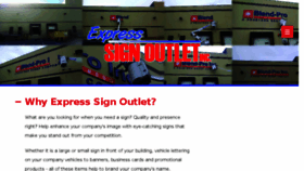 What Express-signoutlet.com website looked like in 2018 (5 years ago)