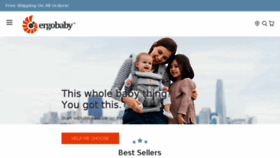 What Ergobaby.ca website looked like in 2018 (5 years ago)
