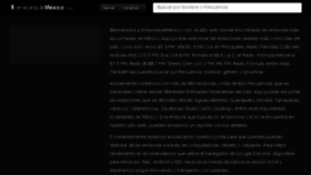 What Emisorasdemexico.com website looked like in 2018 (5 years ago)