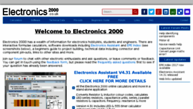 What Electronics2000.co.uk website looked like in 2018 (5 years ago)