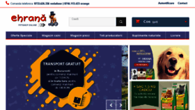 What Ehrana.ro website looked like in 2018 (5 years ago)