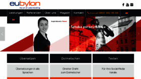 What Eubylon.de website looked like in 2018 (5 years ago)