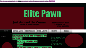 What Elitepawnco.com website looked like in 2018 (5 years ago)