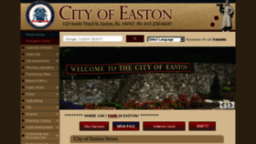 What Easton-pa.com website looked like in 2018 (5 years ago)