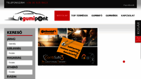 What Egumipont.hu website looked like in 2018 (5 years ago)