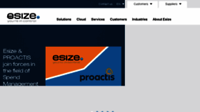 What Esize.com website looked like in 2018 (7 years ago)