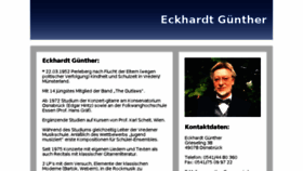 What Eckhardt-guenther.de website looked like in 2018 (5 years ago)