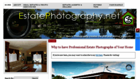 What Estatephotography.net website looked like in 2018 (5 years ago)