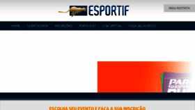 What Esportif.com.br website looked like in 2018 (5 years ago)