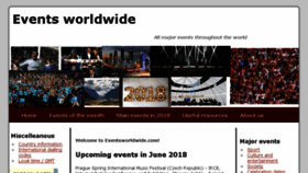 What Eventsworldwide.com website looked like in 2018 (5 years ago)