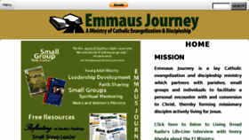 What Emmausjourney.org website looked like in 2018 (5 years ago)