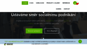 What Ergotep.cz website looked like in 2018 (5 years ago)