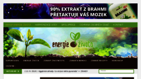 What Energiezivota.com website looked like in 2018 (5 years ago)