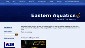 What Easternaquatics.com website looked like in 2018 (5 years ago)