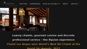 What Elysiancollection.com website looked like in 2018 (7 years ago)