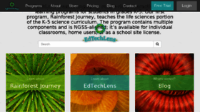 What Edtechlens.com website looked like in 2018 (5 years ago)