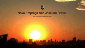 What Empregasaojose.com.br website looked like in 2018 (6 years ago)