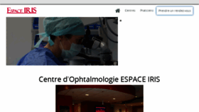 What Espaceiris.fr website looked like in 2018 (5 years ago)