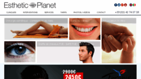 What Esthetic-planet.com website looked like in 2018 (5 years ago)