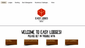 What Easy-lodges.com website looked like in 2018 (5 years ago)