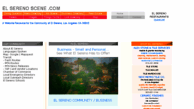 What Elserenoscene.com website looked like in 2018 (5 years ago)