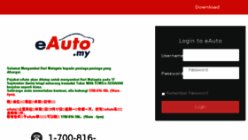 What Eauto.my website looked like in 2018 (5 years ago)