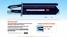 What Encontrajequie.com.br website looked like in 2018 (5 years ago)