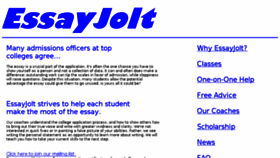 What Essayjolt.com website looked like in 2018 (5 years ago)