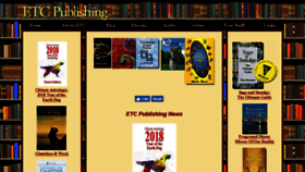 What Etcpublishing.com website looked like in 2018 (5 years ago)
