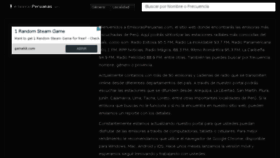 What Emisorasperuanas.com website looked like in 2018 (5 years ago)