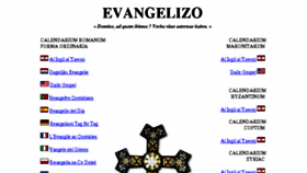 What Evangelizo.org website looked like in 2018 (5 years ago)