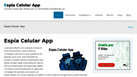 What Espiacelularapp.com website looked like in 2018 (5 years ago)