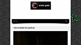 What Ersincaki.net website looked like in 2018 (5 years ago)