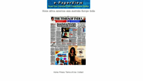 What E-paperview.com website looked like in 2018 (5 years ago)