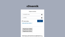 What E-dnevnik.edu.ba website looked like in 2018 (5 years ago)