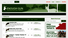 What Enoughgun.com website looked like in 2018 (5 years ago)