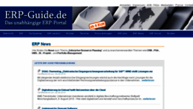 What Erpnews.de website looked like in 2018 (5 years ago)