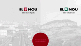 What El9nou.cat website looked like in 2018 (5 years ago)