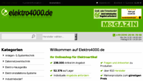 What Elektro4000.de website looked like in 2018 (5 years ago)