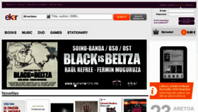 What Elkar.eus website looked like in 2018 (7 years ago)