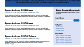 What Epsondriver.net website looked like in 2018 (5 years ago)