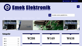 What Emekelektronik.com.tr website looked like in 2018 (5 years ago)