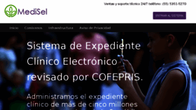 What Expedienteclinico.mx website looked like in 2018 (5 years ago)