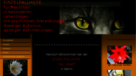 What Einzelfallhilfe-herralbert.de website looked like in 2018 (5 years ago)