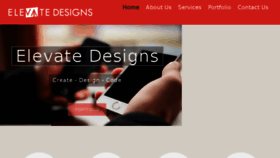 What Elevate-designs.com website looked like in 2018 (5 years ago)