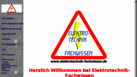 What Elektrotechnik-fachwissen.de website looked like in 2018 (5 years ago)