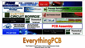 What Everythingpcb.com website looked like in 2018 (5 years ago)