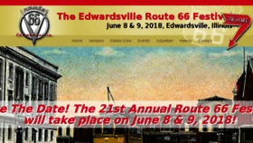 What Edwardsvilleroute66.com website looked like in 2018 (8 years ago)
